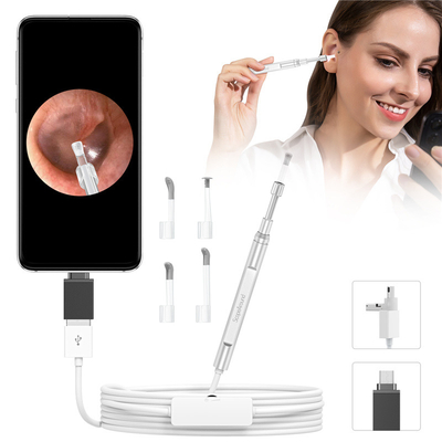 Ear Cleaning New Digital USB Otoscope Camera 2022 Visual Otoscope Connect Ear Wax Irrigator 3.9mm Ear Wax Removal Tool Otoscope