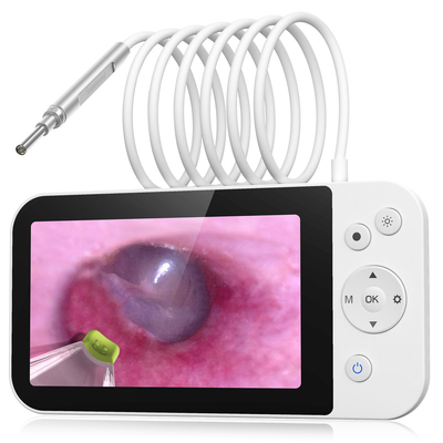TESLONG 3.9mm Ear Otoscope Camera 5inch Monitor Ear Wax Removal Camera